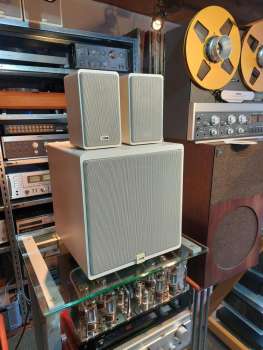 CANTON Subwoofer Plus C und Canton Plus S in weis 2.1